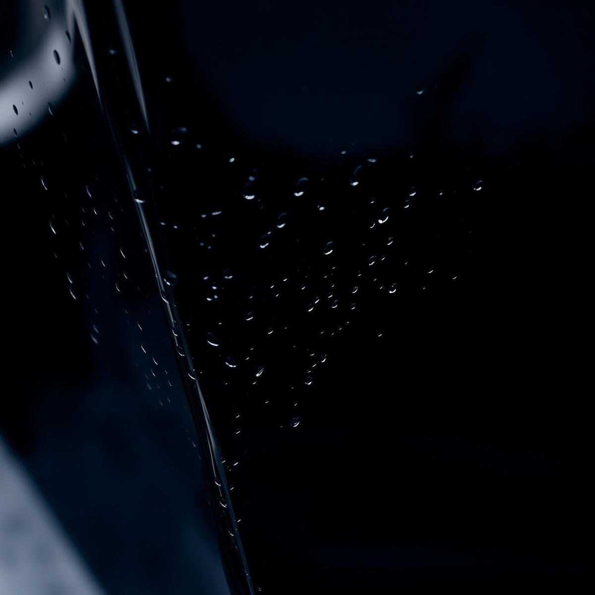 Detailed boat hull with water droplets